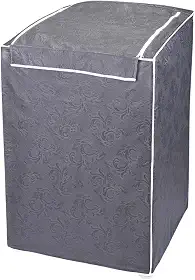 "Capa Para Maquina De Lavar Brastemp Eletrolux Consul 12Kg 13Kg 14Kg 15Kg 16Kg 17Kg Impermeável Flanelada Com Zíper Proteção UV Material Super Resistente E Perolizado de Alta Qualidade" (Cinza)