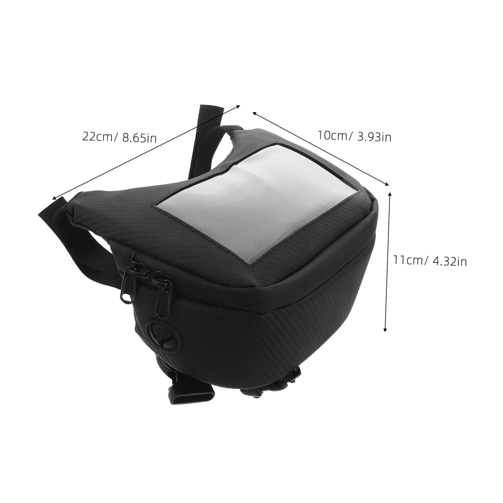 VALICLUD Motorcycle Handlebar Bag for Phone and Navigation Storage Organizer for Scooters and Electric Modern Design with Versatile Use