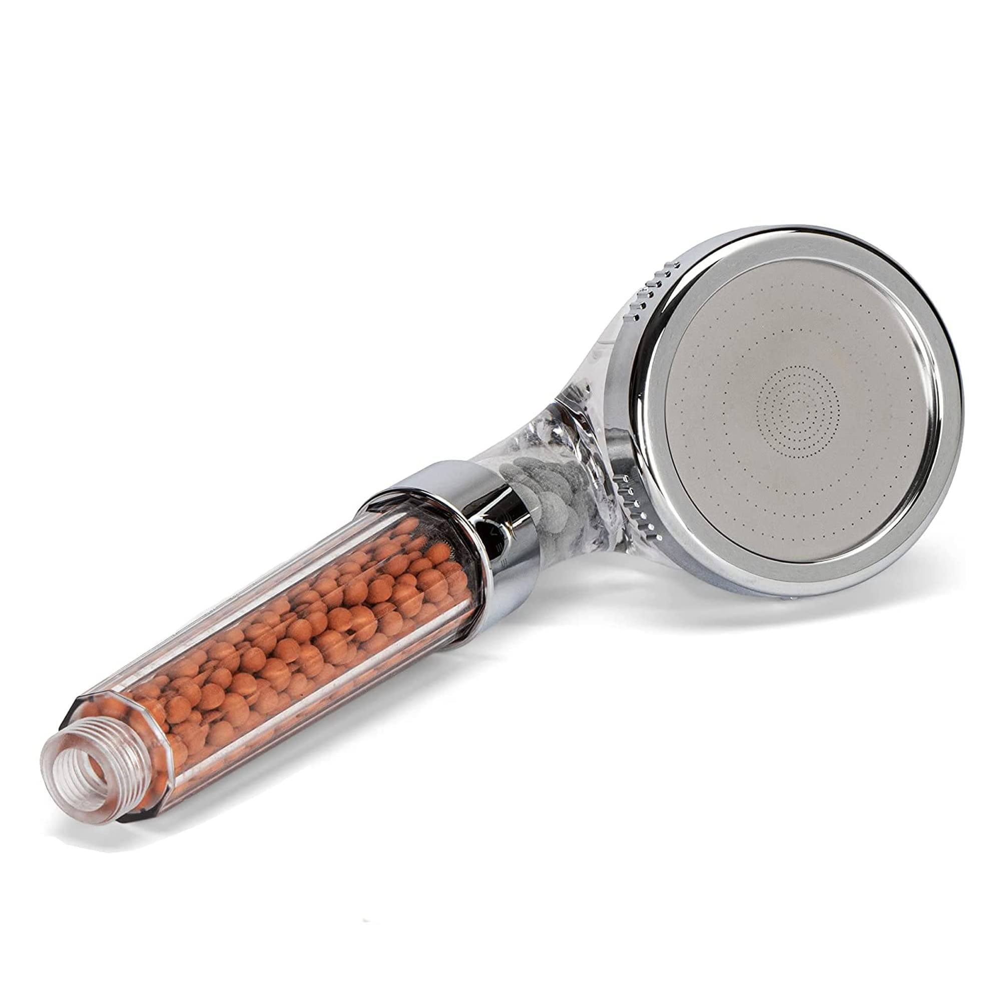 Duschkopf Mit Filter & Mineral-Kugeln – Spart 40% Wasser, Reduziert Chlor & Kalk, Für Weicheres Haar & Glatte Haut, Modell 16048
