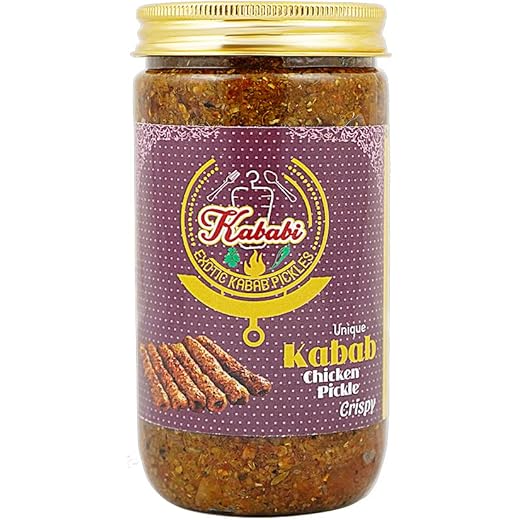 Kababi's Chicken Crispy Seekh Kabab Pickle (400 GM) Unique Kabab Pickle(Non Veg Pickle)- Chicken Pickle