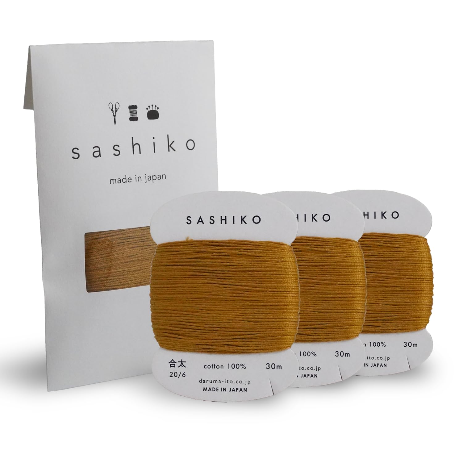 Daruma Sashiko Thread Rolls - Beginner Kits -22
