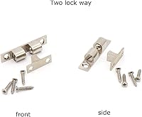 Vista 5 de Ball Catch Omitfu - Juego de 6 rodillos de tensión de doble bola de latón macizo chapado en cromo ajustable con tornillos