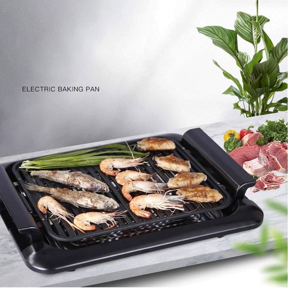 Smoke Less BBQ Grill, Indoor, Non Stick Easy to Clean Power Electric Made with Steel