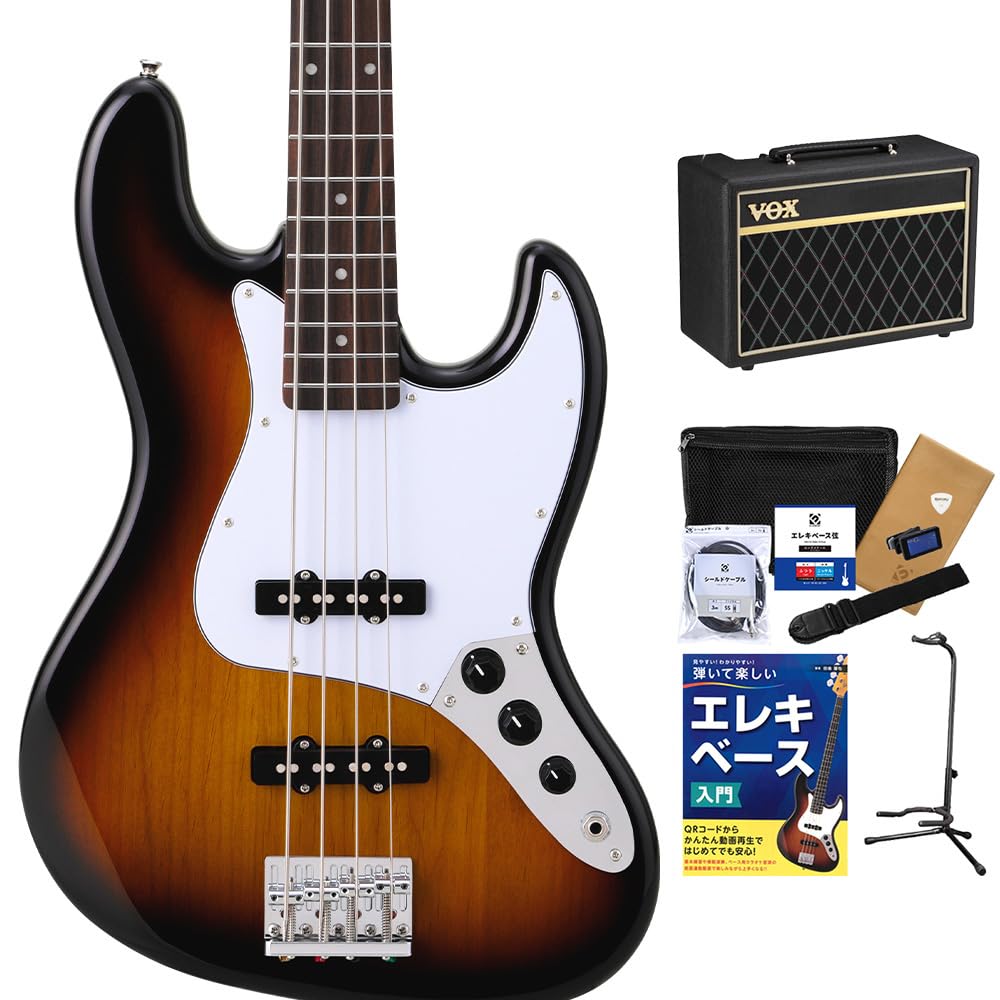 Amazon | LaidBack LJB-5-R-JJ 3TS ベース初心者12点セット【VOXアンプ 
