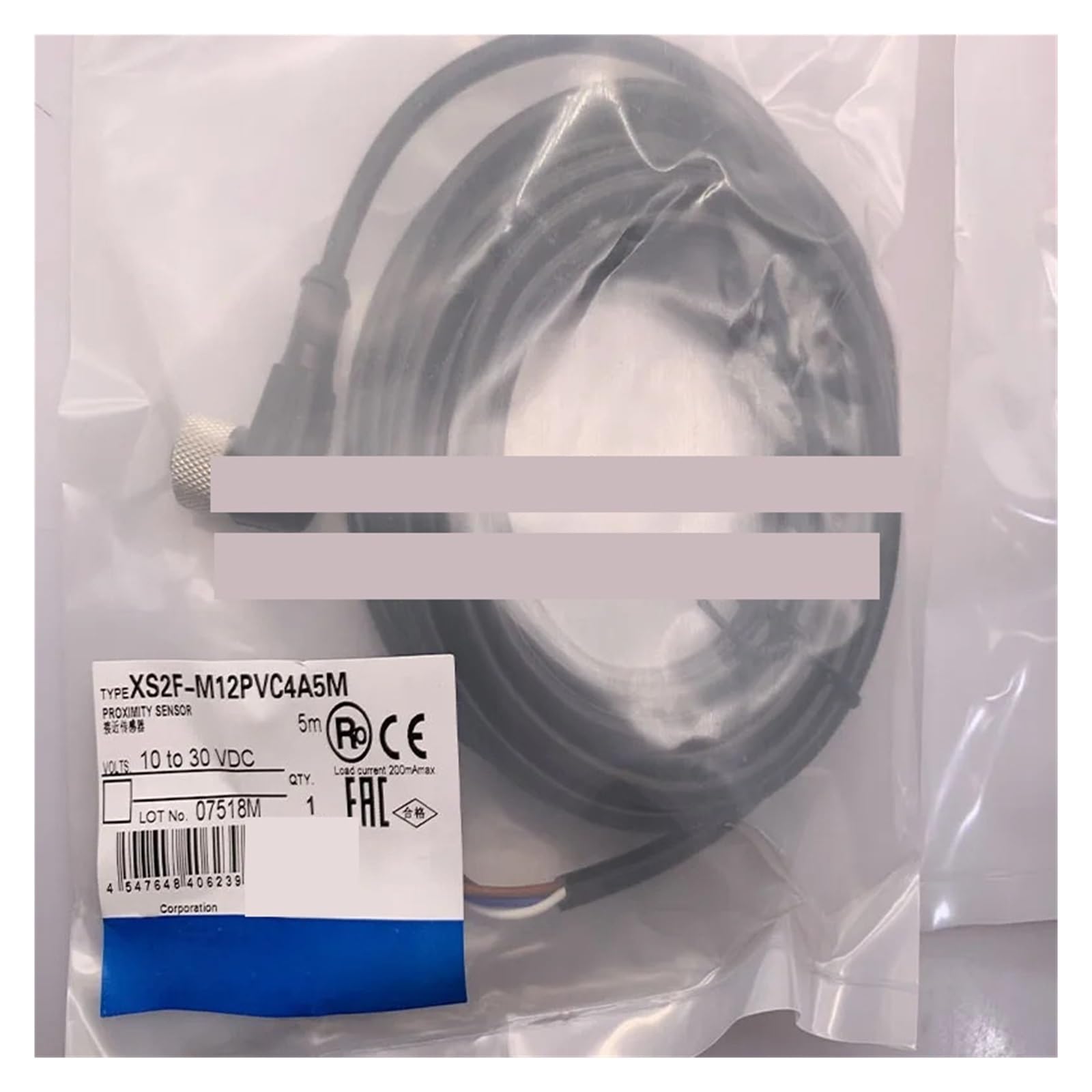 Connecteur XS2F-D421-GD0 femelle coudé pour capteur de proximité et automate