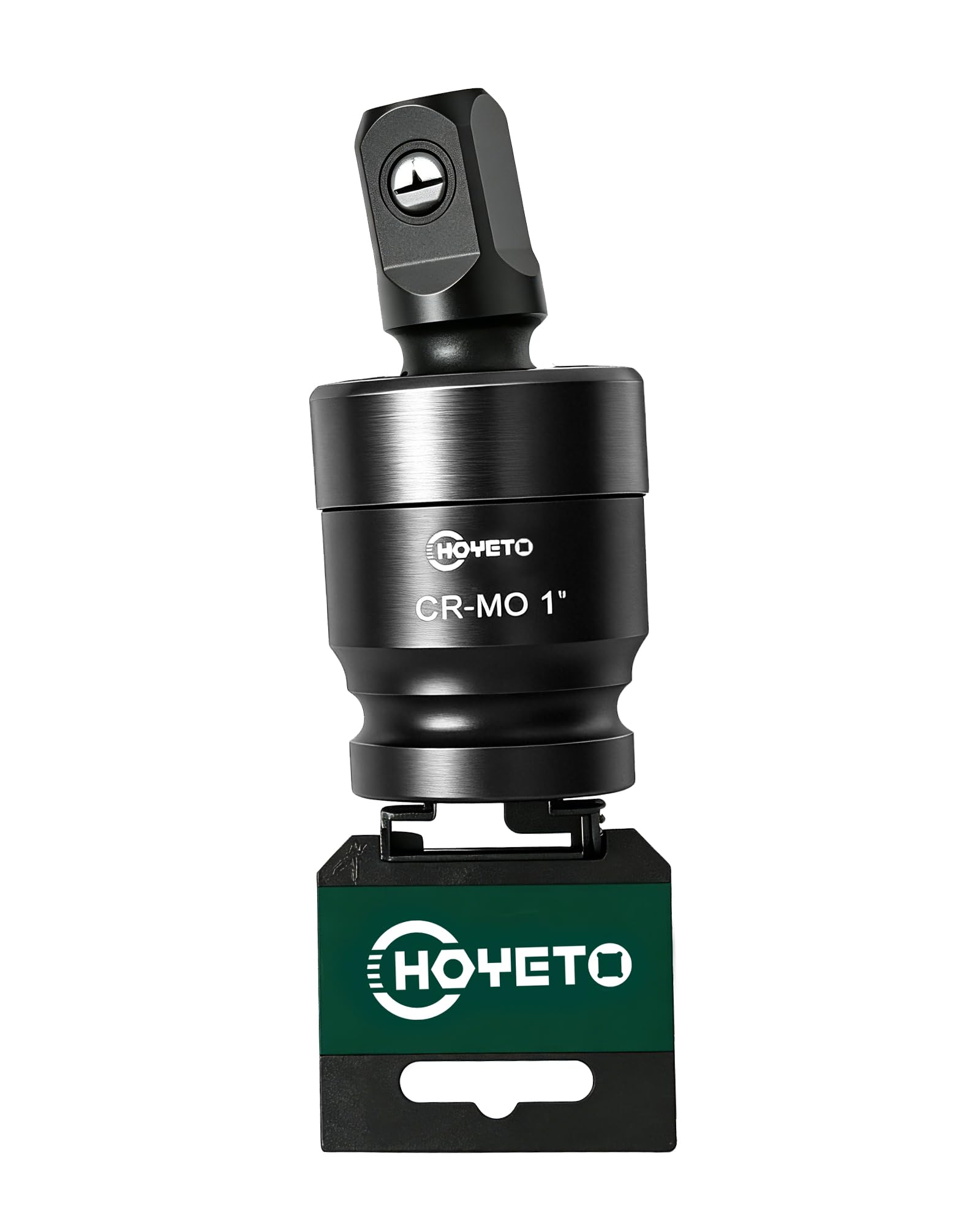1" Drive Impact Universal Joint, Cr-Mo Socket Set, U-Joint 360°Rotation Ball Spring Design, Swivel Socket Adapter for Impact Wrenches, Ratchets, Torque Wrench, for Car Repair Tools