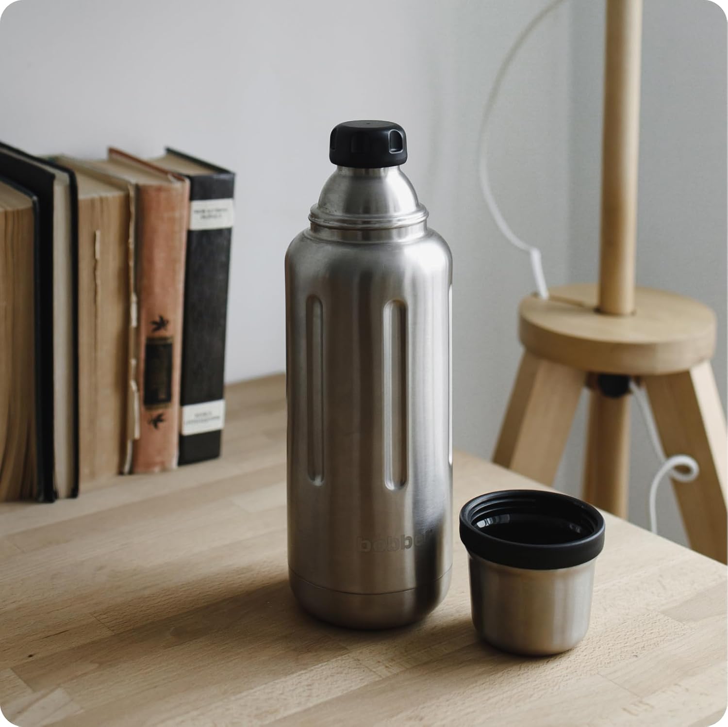 Bobber - 34 oz Vacuum Insulated Stainless Steel Water Bottle with Cup Lid - Dishwasher Safe - Keeps Drinks Hot for 48 Hours and Cold for 72 Hours - Double Walled Thermo Flask (Matte) - Image 8