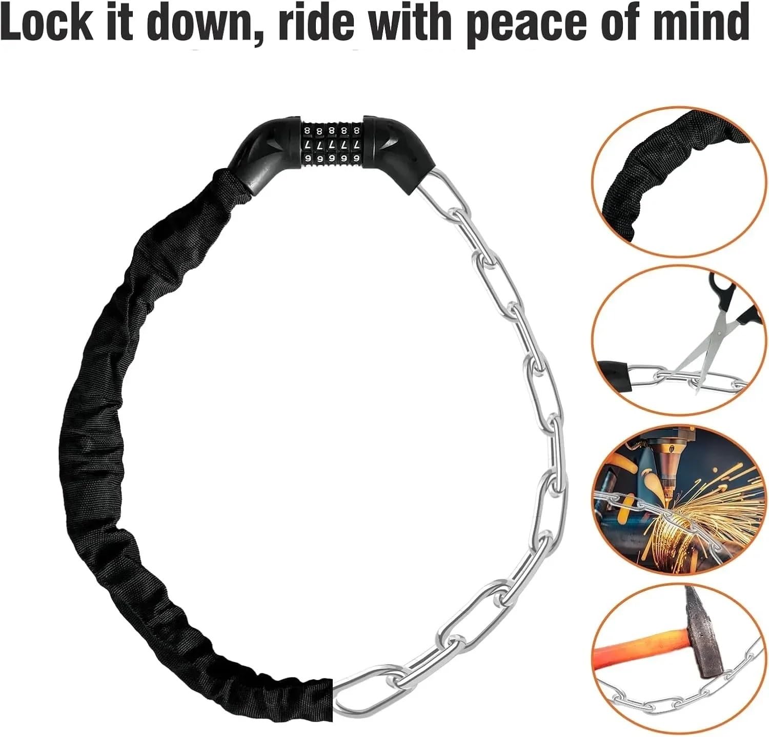 Candado antirrobo para Moto Candado Moto Cadena