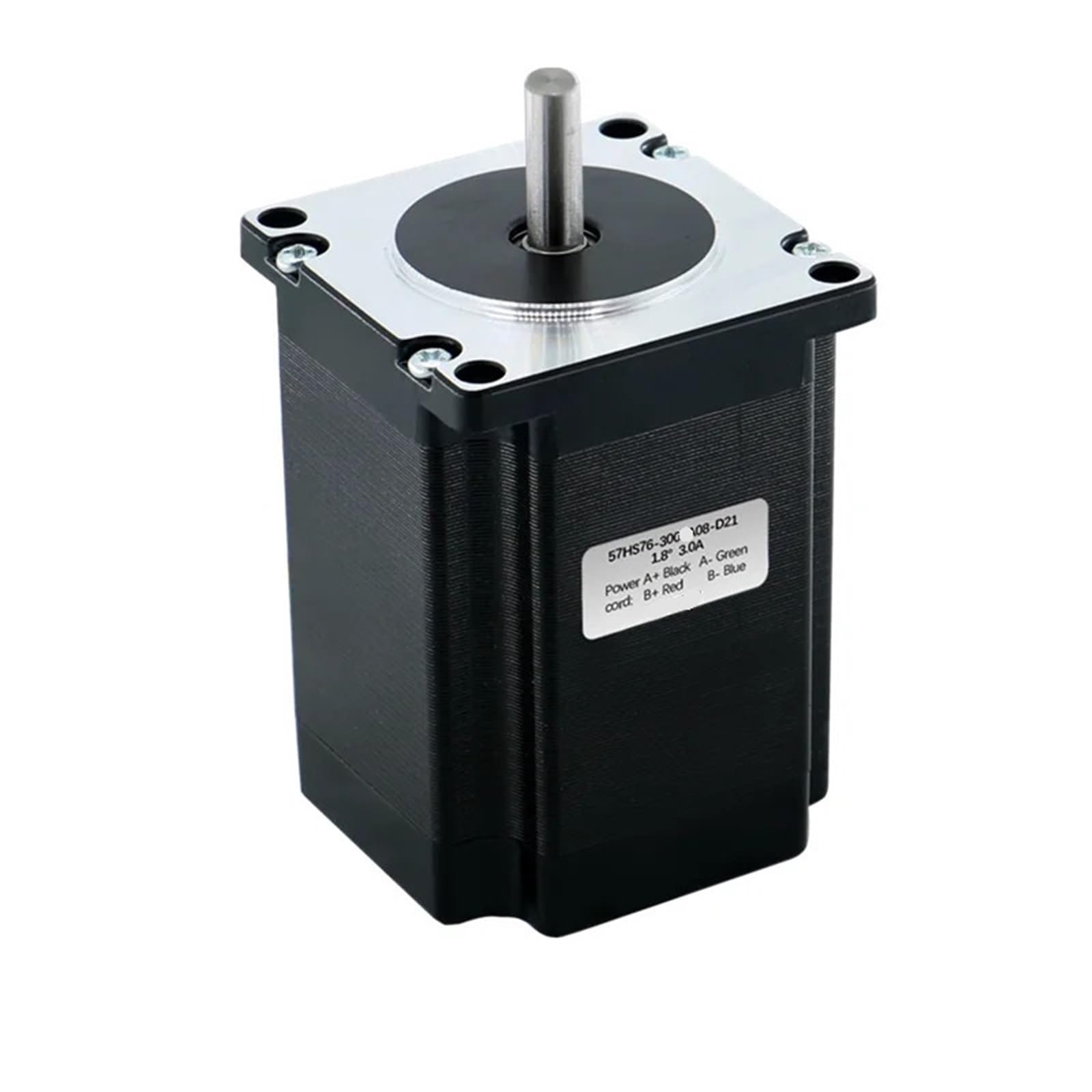 TQSKA Stepper Motor 2 phase 4 wire 283.22 Ozin 2N M 76mm stepper motor engine for 1.8deg(Dual Shaft)