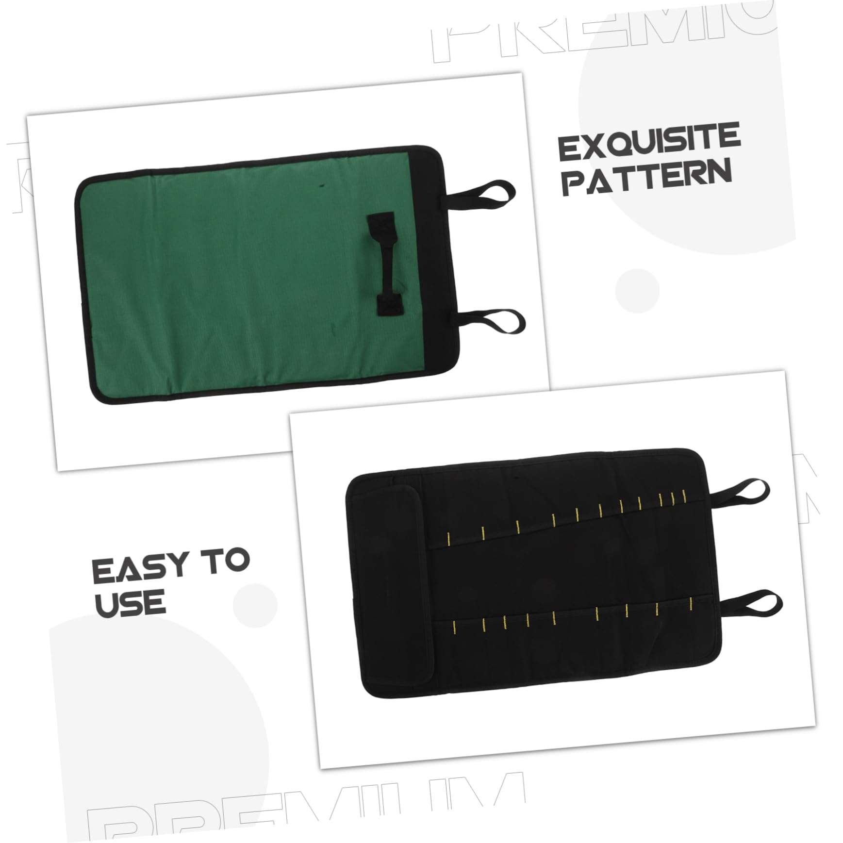 BESTonZON Chef Knife Storage Bag Portable Multi Functional Knife Roll for Kitchen with Capacity Secure Compartments Durable Materials for Chefs and Outdoor Cooking