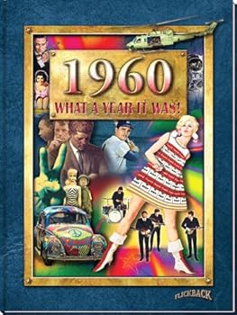 Hardcover 1960 What A Year it Was: Birthday Hardcover Coffee Table Book