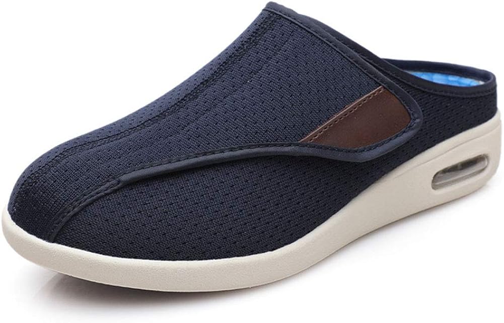 Diabetic Slippers Extra Wide Mens Edema Swollen Shoes Comfort Elderly