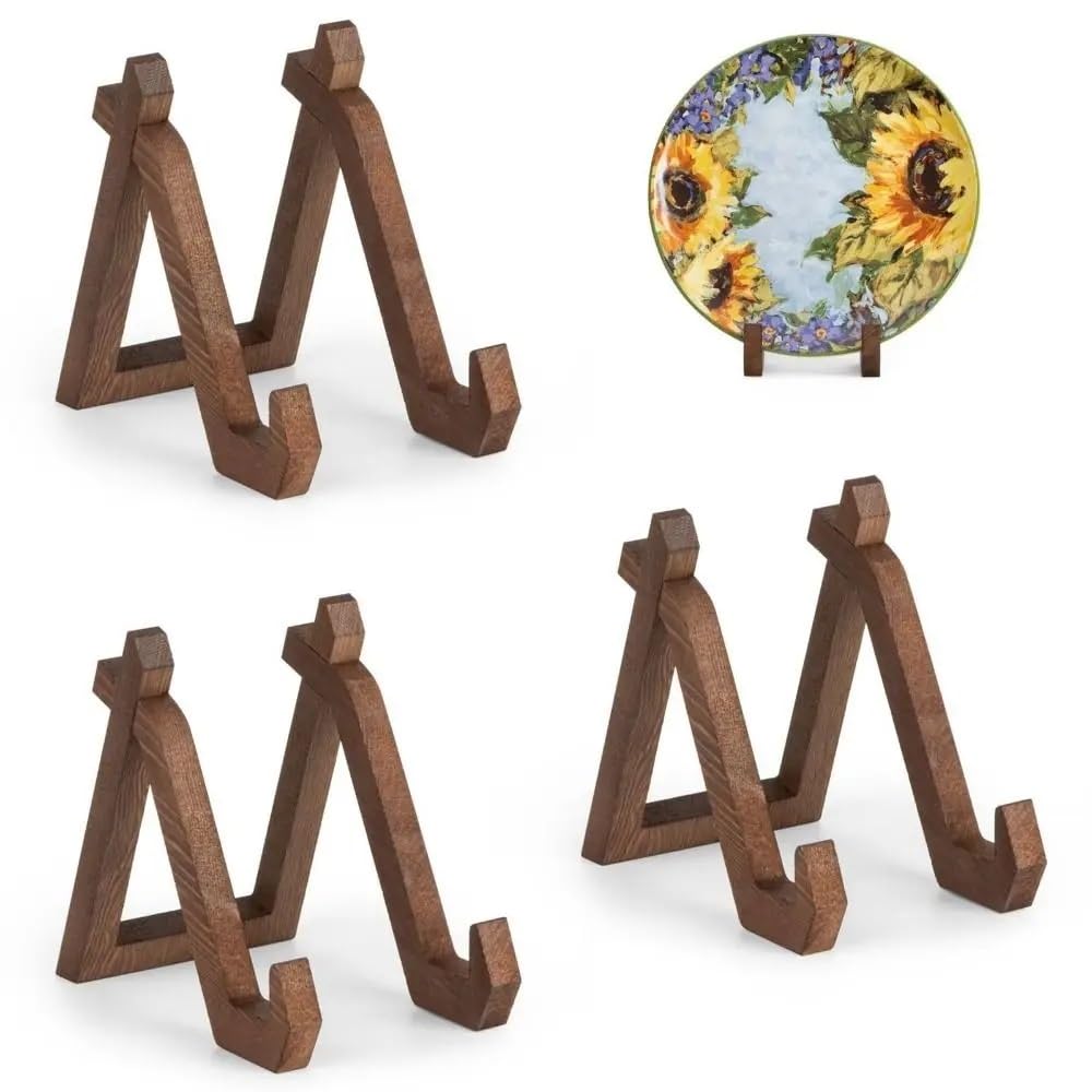 MRKU Porta Dischi, espositore per CD, Organizer per la casa, scaffale in Legno retrò, Robusto, Pratico, Fatto a Mano, Cornice per Foto