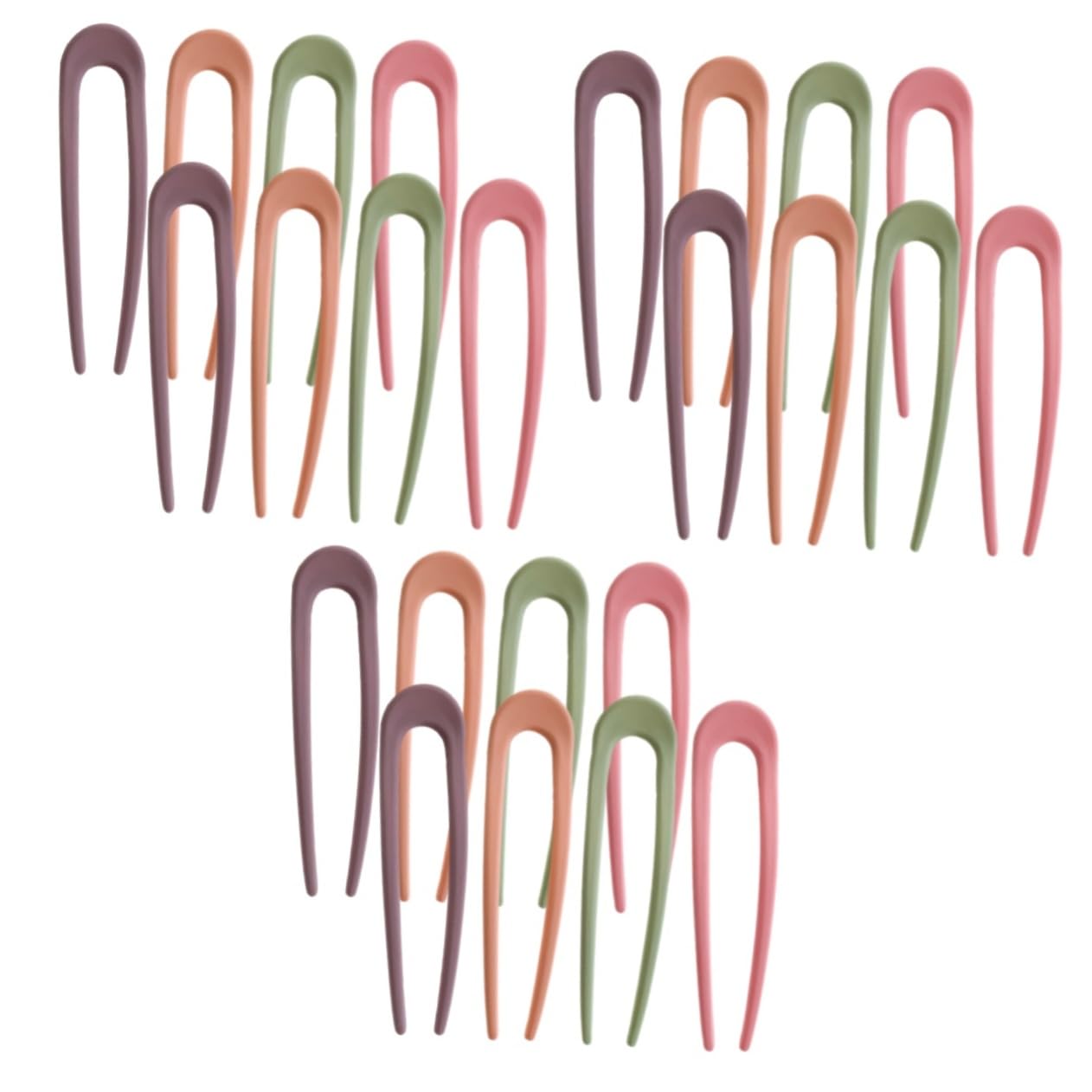 MAGICLULU Stk U-förmige Haarnadel französische haarspangen Haarnadeln für den French Style Französische Anstecknadel Haarnadeln für Brötchen Haarklammer Haarstäbchen für langes Haar wild