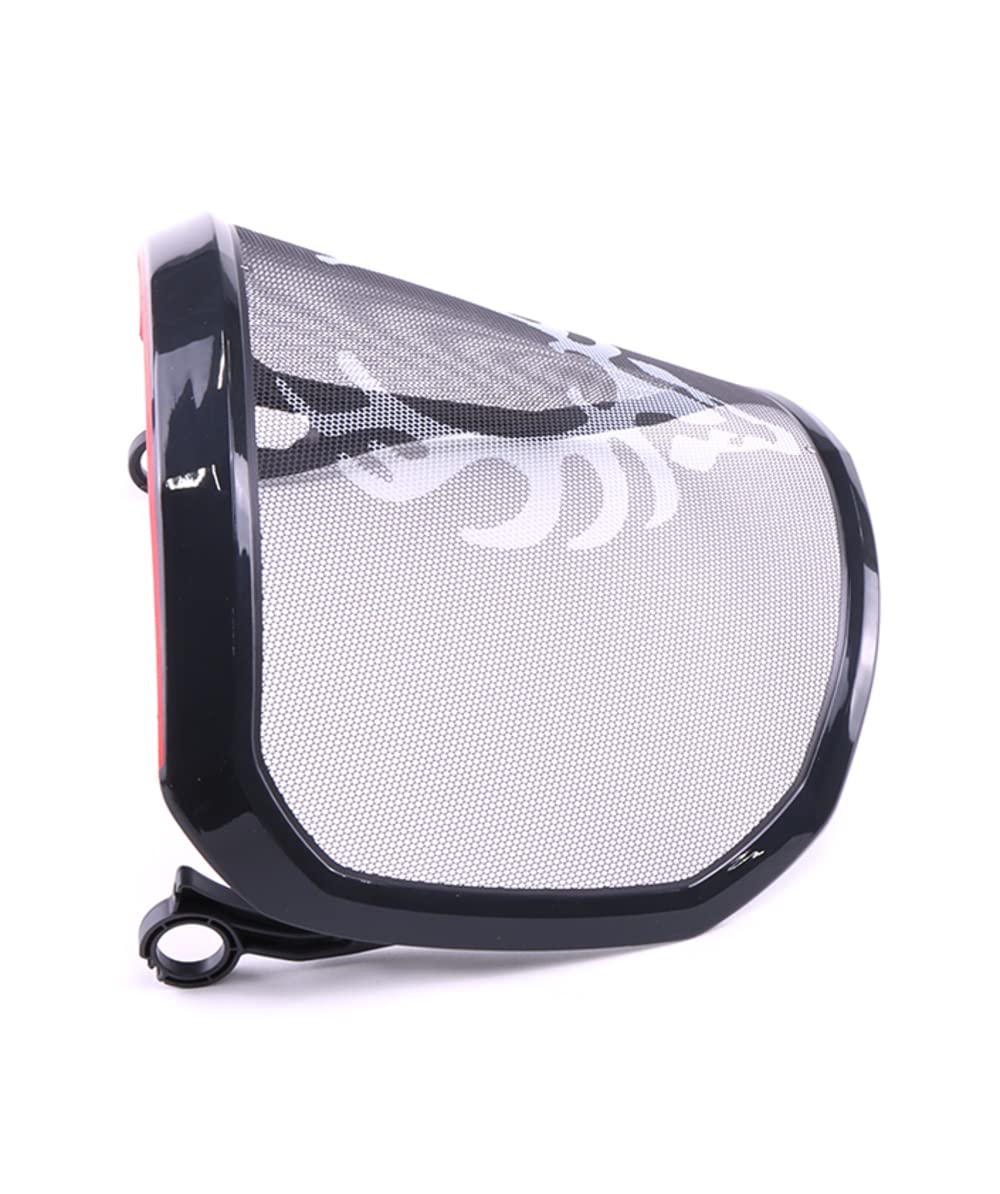 Protos Integral Ätzmetallvisier/Forsthelm Visier F39 KOX Edition Schutzhelm Visier mit 39 Öffnungen je cm²