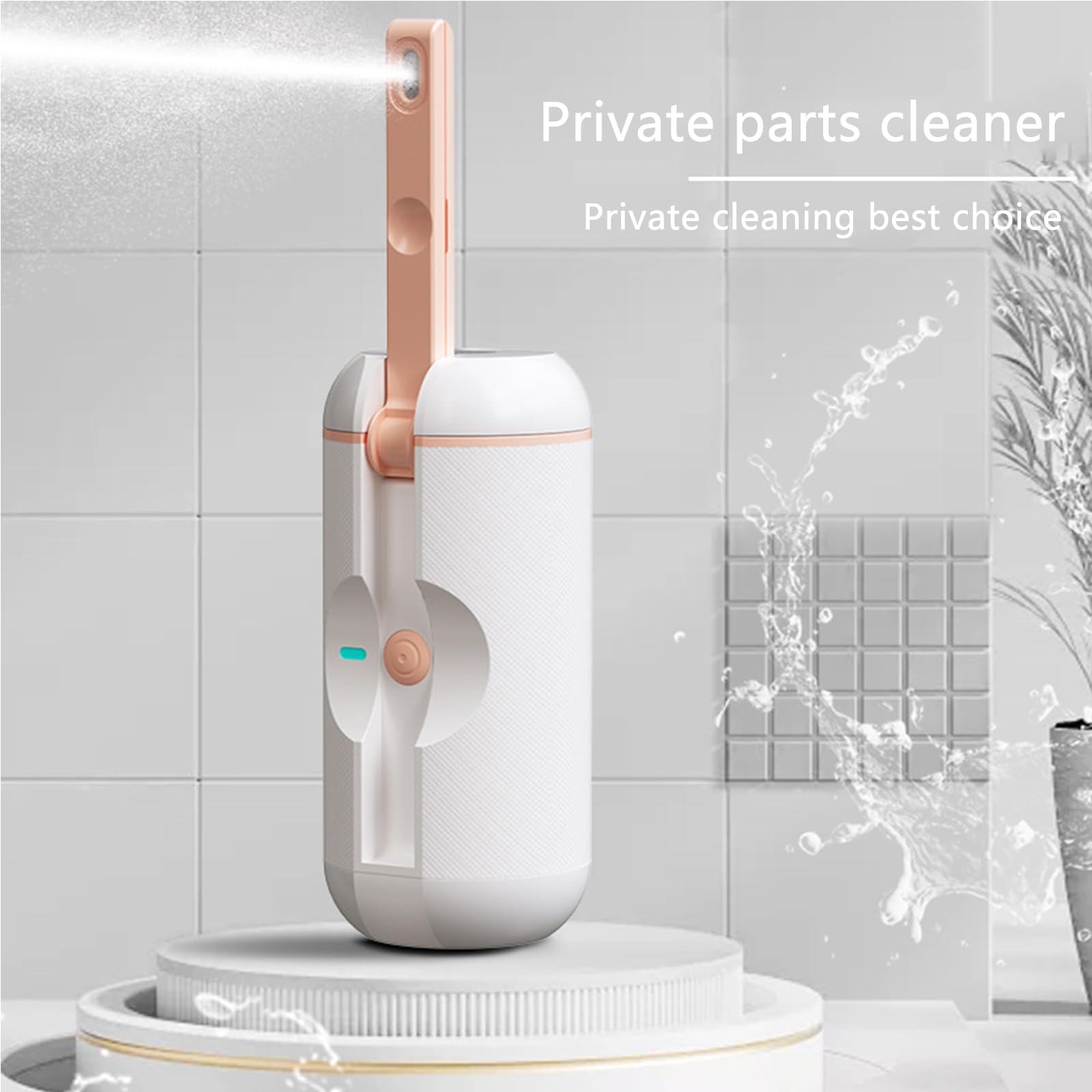 Pink,Elektryczny przenośny bidet, bidet podróżny, irygator analny, ręczny spryskiwacz wody 200 ml, akumulatorowy do higieny osobistej kobiet/łagodzący poporodową pielęgnację/hemoroidy