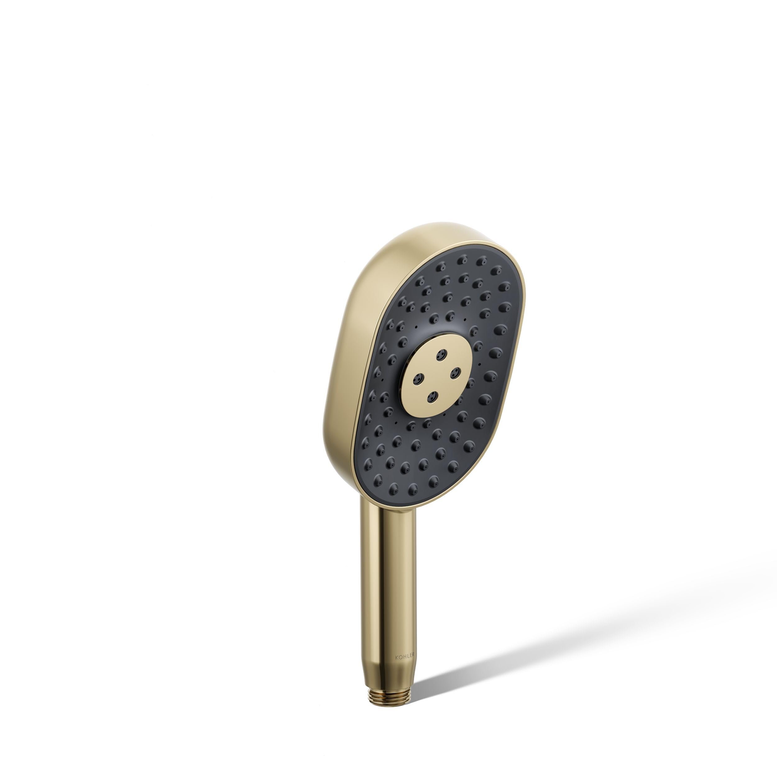 Douchette à main rectangulaire Kohler 26284-G-AF à 3 fonctions en finition or français vif