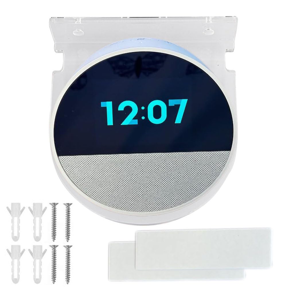Soporte de Pared para Nuevo Ech0 Spot (Modelo de 2024), Spot, Dot (Generación 2/3/4/5), Ech0 Pop, Homepod Mini, Soporte de Altavoz Inteligente con Gestión de Cables, Wall Mount Bracket