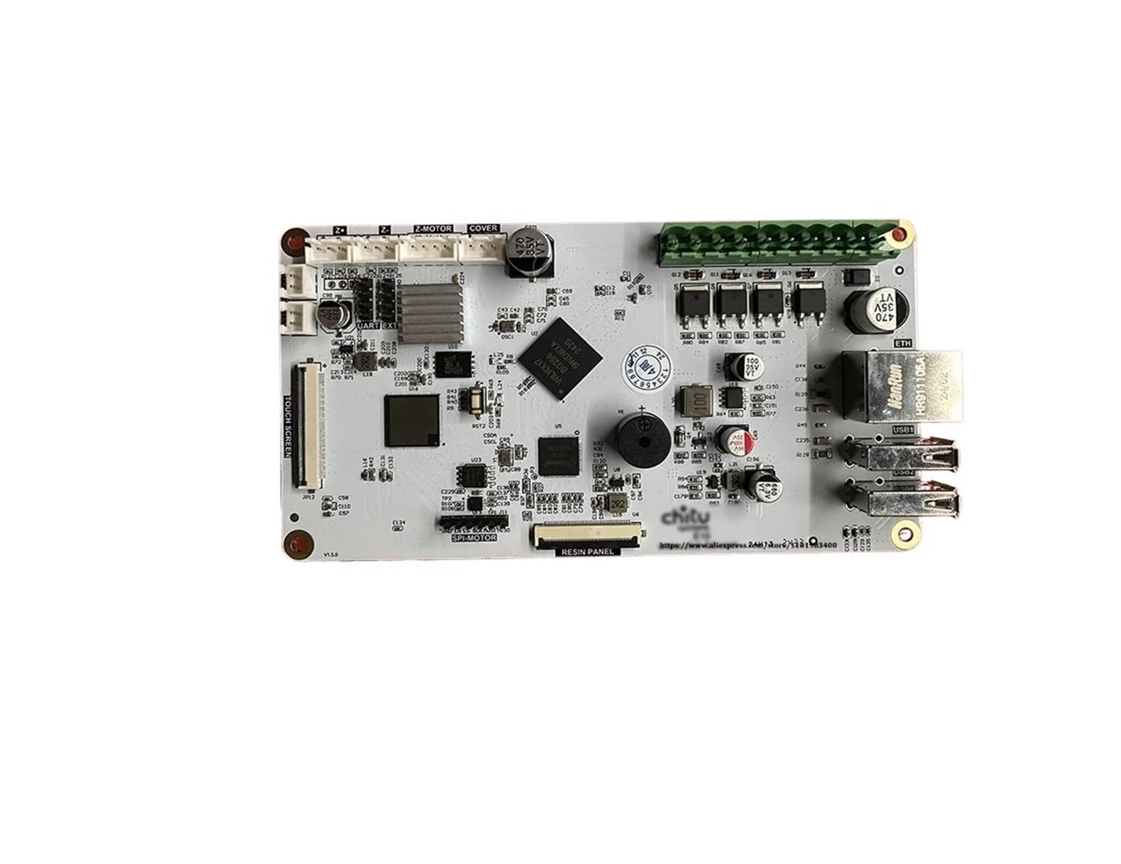 Scheda di controllo E10 compatibile con la stampante Phrozen Mighty 8K | Sostituzione della scheda madre, controllo stabile, componente del circuito della stampante, scheda universale