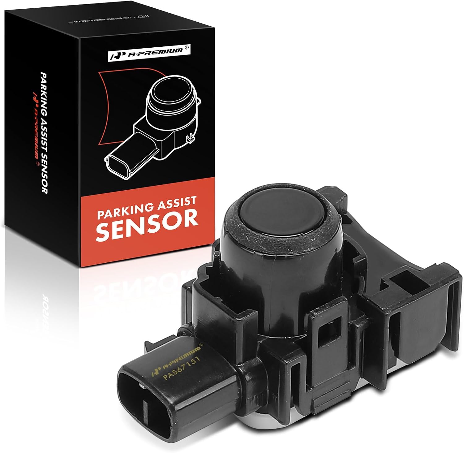 A-Premium Reverse Backup Parking Assist Sensor Compatible with Select Mazda Models - CX-5 CX5 2019-2022, CX-9 CX9 2018-2020, Replace# KD4767UC151, GV9B67UC1