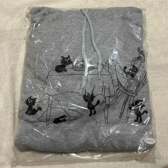 キヨ猫パーカー level4 レディース Ｍサイズ LEVEL.4 キヨ猫パーカープルオーバー Ladies size キヨ パーカー姿