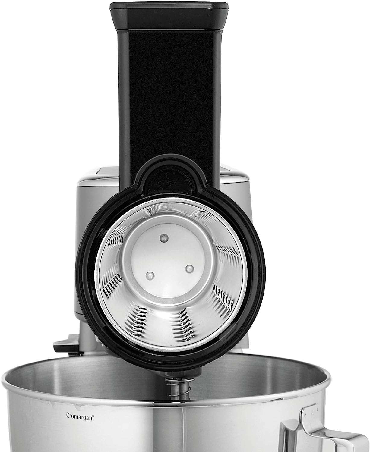 WMF Profi Plus Gemüseschneider mit 4 Schneideinsätze für Gemüse, Obst, Käse, Edelstahl, Zubehör passend zur WMF Profi Plus/Küchenminis Küchenmaschine