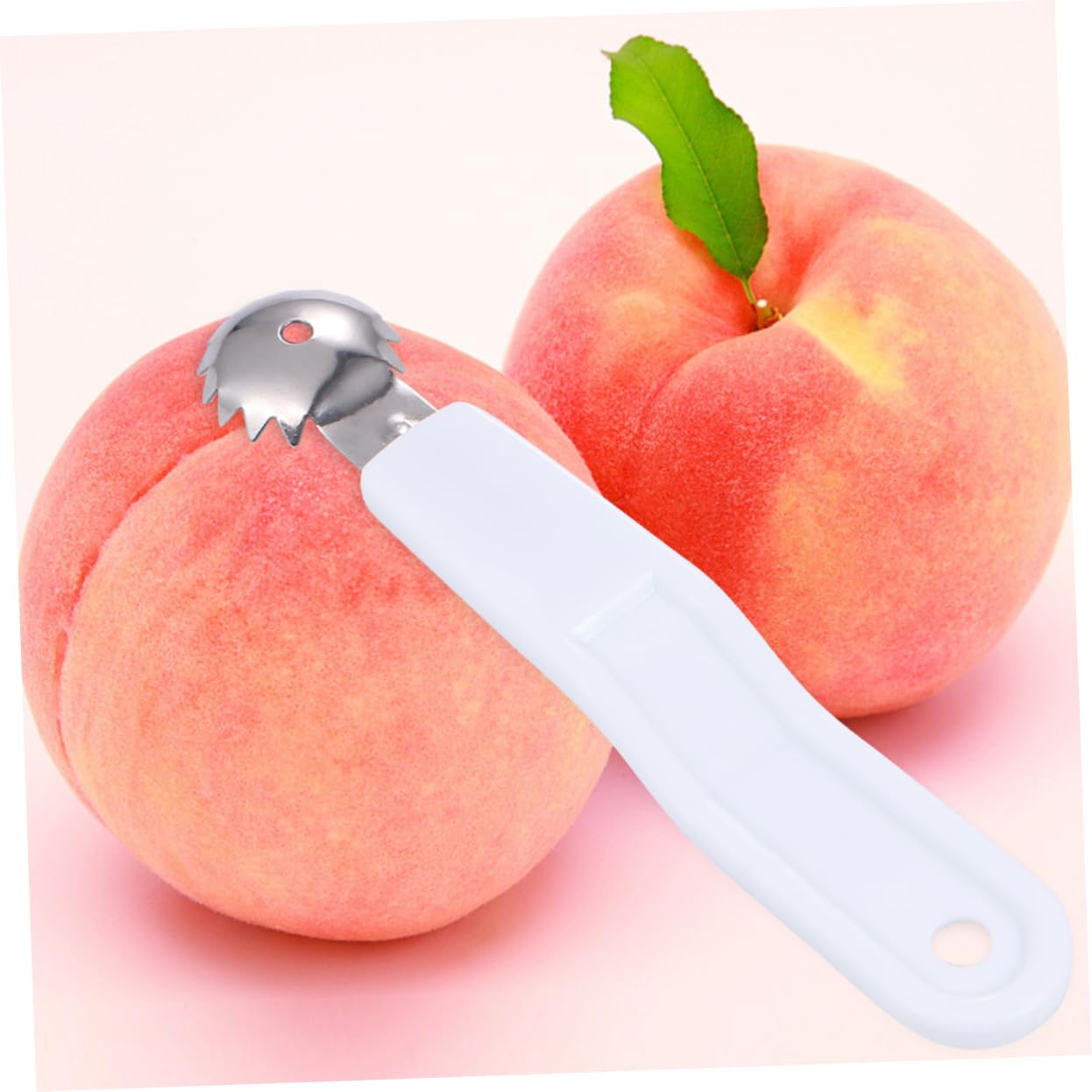 BRIGHTFUFU 3pcs Remover Fruit Strawberry Kitchen Gadgets Core Remover White