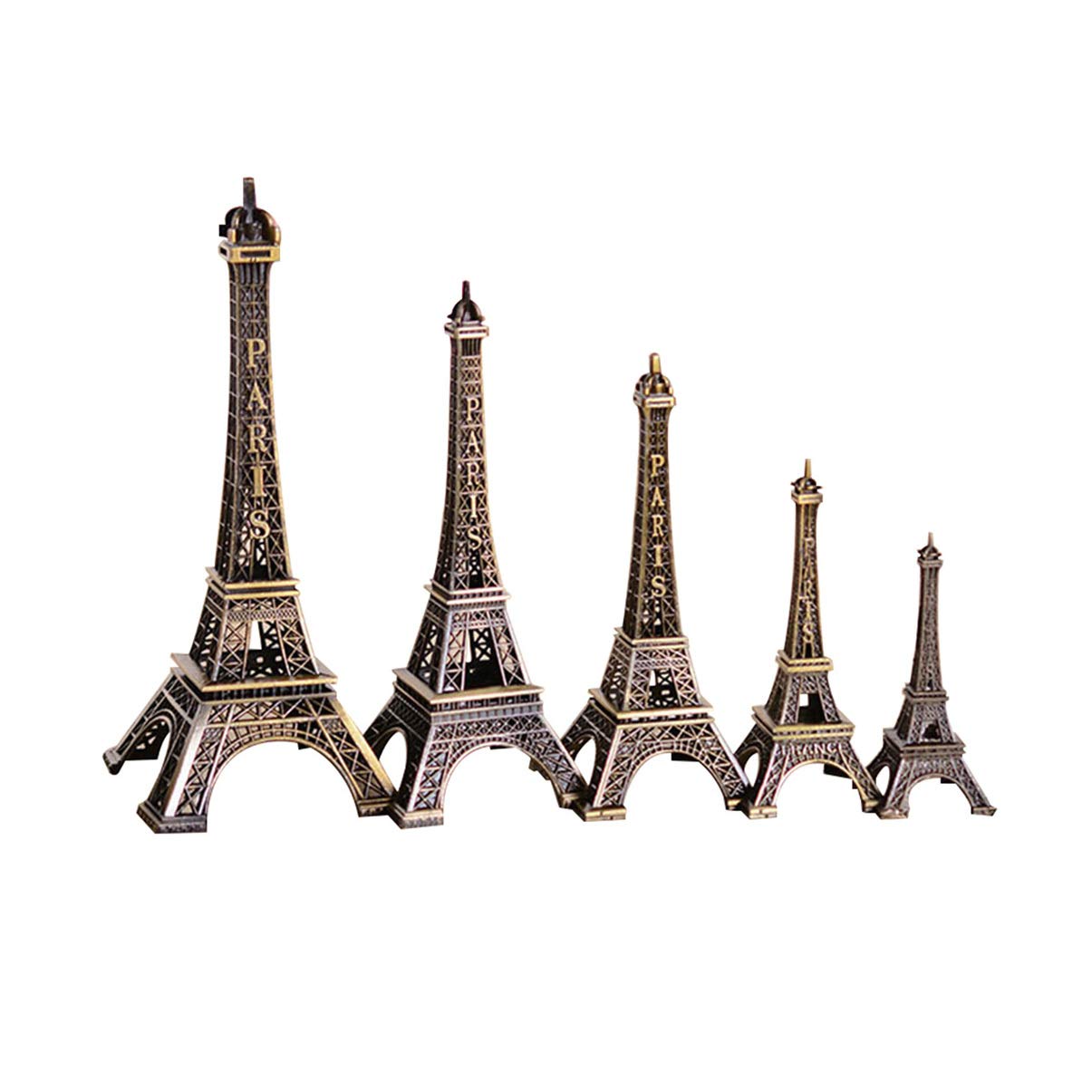Amazon.co.jp: HEALLILY ヴィンテージ ブロンズ エッフェル塔 建築 3D