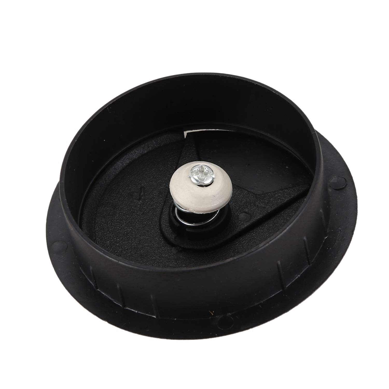 Bureaukabel draad doorvoertule 5 st 50/60 mm bureaukoord doorvoertule draad gat cover lijn uitgang inrijgen doos cover kabel passerende doos kantoor tafel kabel organizer 59 (kleur: C zwart 50 mm