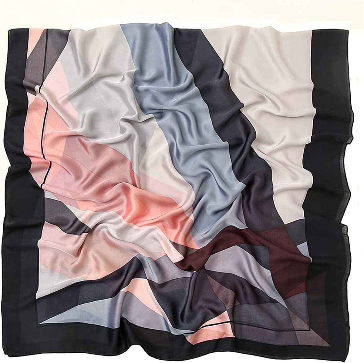 WEIGEER Silk Scarf Women Sciarpa di seta da donna, scialle fazzoletto per lunga sciarpa leggera, da spiaggia, cintura vintage scialle Christmas Decorations Scarf Belt Butterfly Shawl