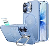 Vista 103 de ESR Funda para iPhone 13 Pro, compatible con MagSafe, protección de grado militar a prueba de golpes, soporte de anillo de cámara integrado, funda