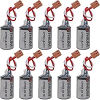 Vista 1 de Reemplazo de batería de litio ER3V 3.6V 1000mAh para OMRON CPM2A-BAT01 CPM2ABAT01 CPM2A CQM1H batería con enchufe