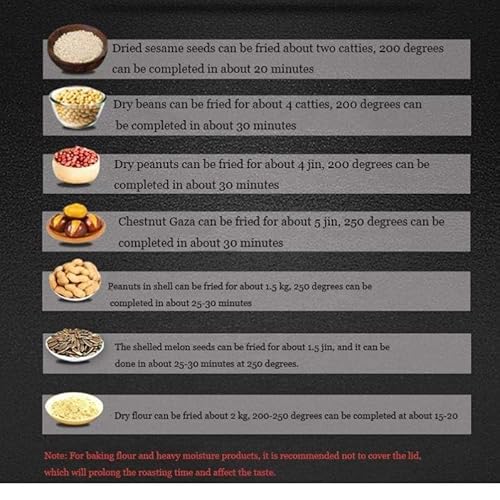 Kommerzieller Kaffeebohnen- und Nussröster, digitales Bedienfeld mit einstellbarer Zeit und Temperatur für perfektes Rösten