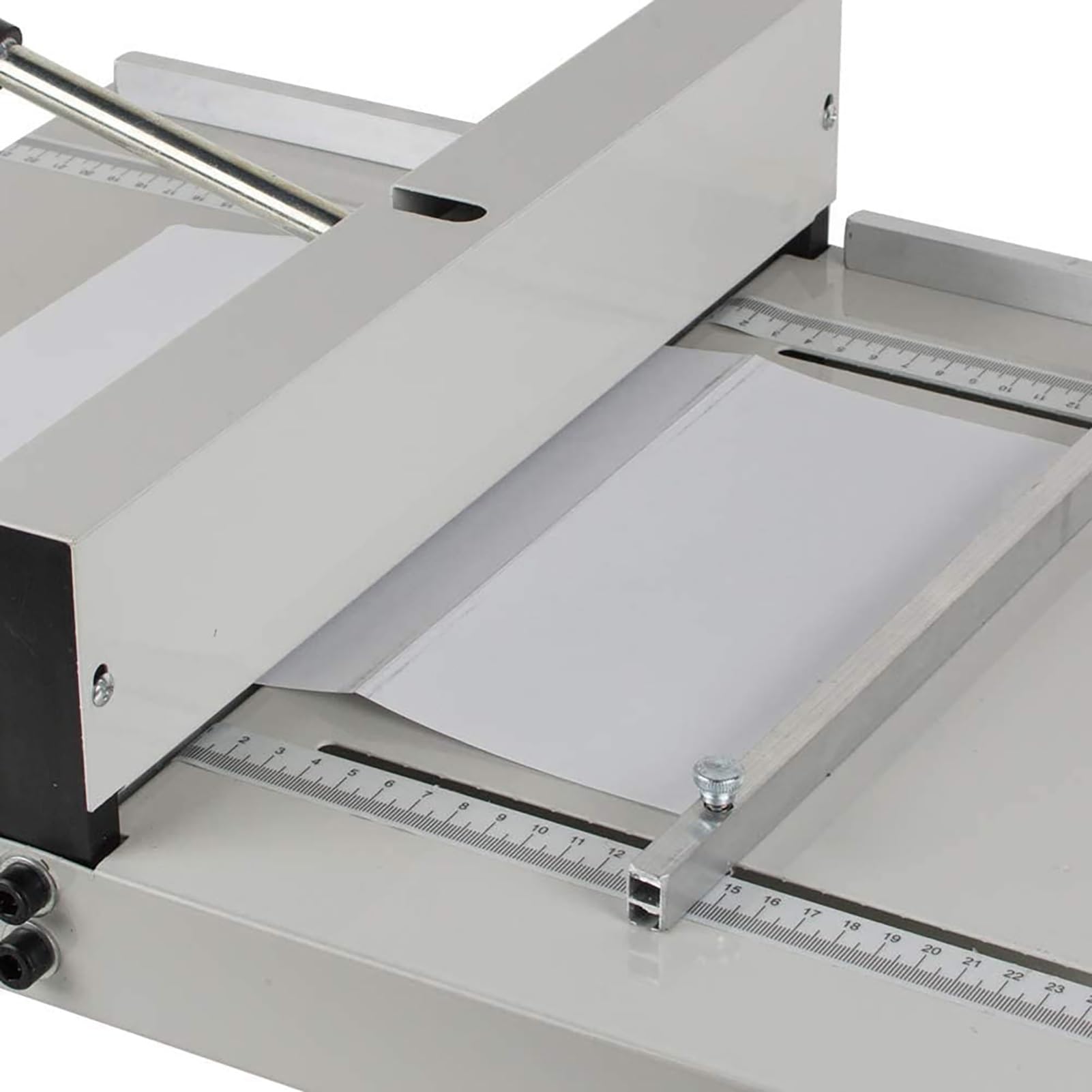 Machine à Rainer Manuelle 350 mm avec Règle de Positionnement pour Cartes de Vœux, Brochures et Photos