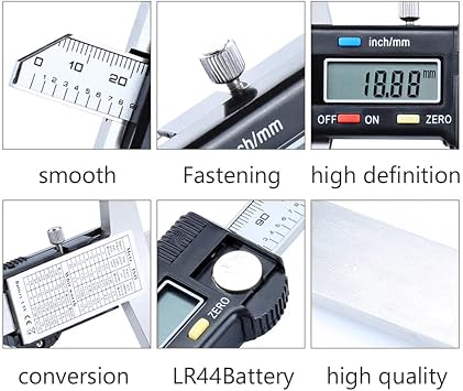 Digital Depth Caliper Electronic Ruler (150mm(Normal))