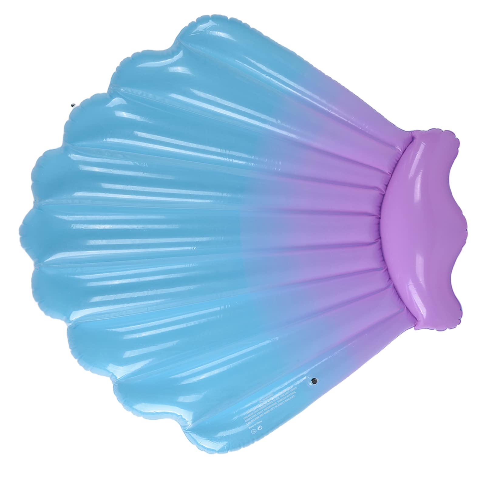 Aramox Łóżko Do Pływania Nadmuchiwane łóżko Do Pływania W Basenie W Kształcie Muszli PCV 145 X 140 Cm Przenośny Lekki Gładka Powierzchnia Basenu Plaża Jezioro Morze Dorośli Rodzina Użytku na Zewnątrz