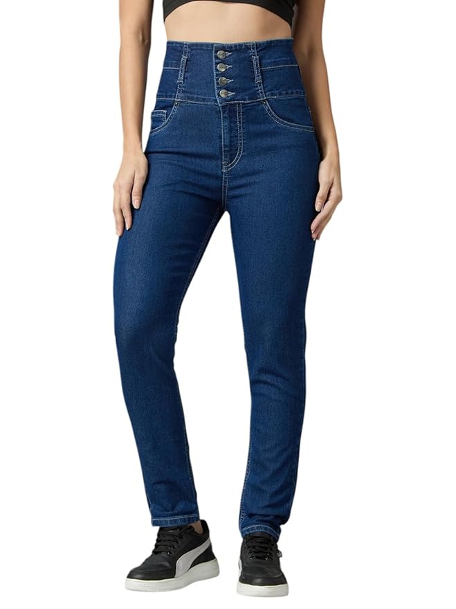 AKA CHIC Supper High Rise Womens Skinny Fit Jeans