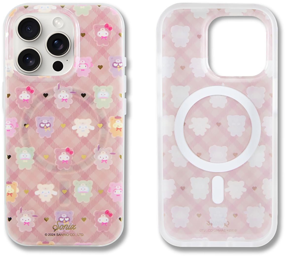 Sonix x Sanrio Protective Phone Case for iPhone 15 Pro | Compatible with Magsafe | 10ft Drop Tested | Hello Kitty &amp; Friends Latte Bears