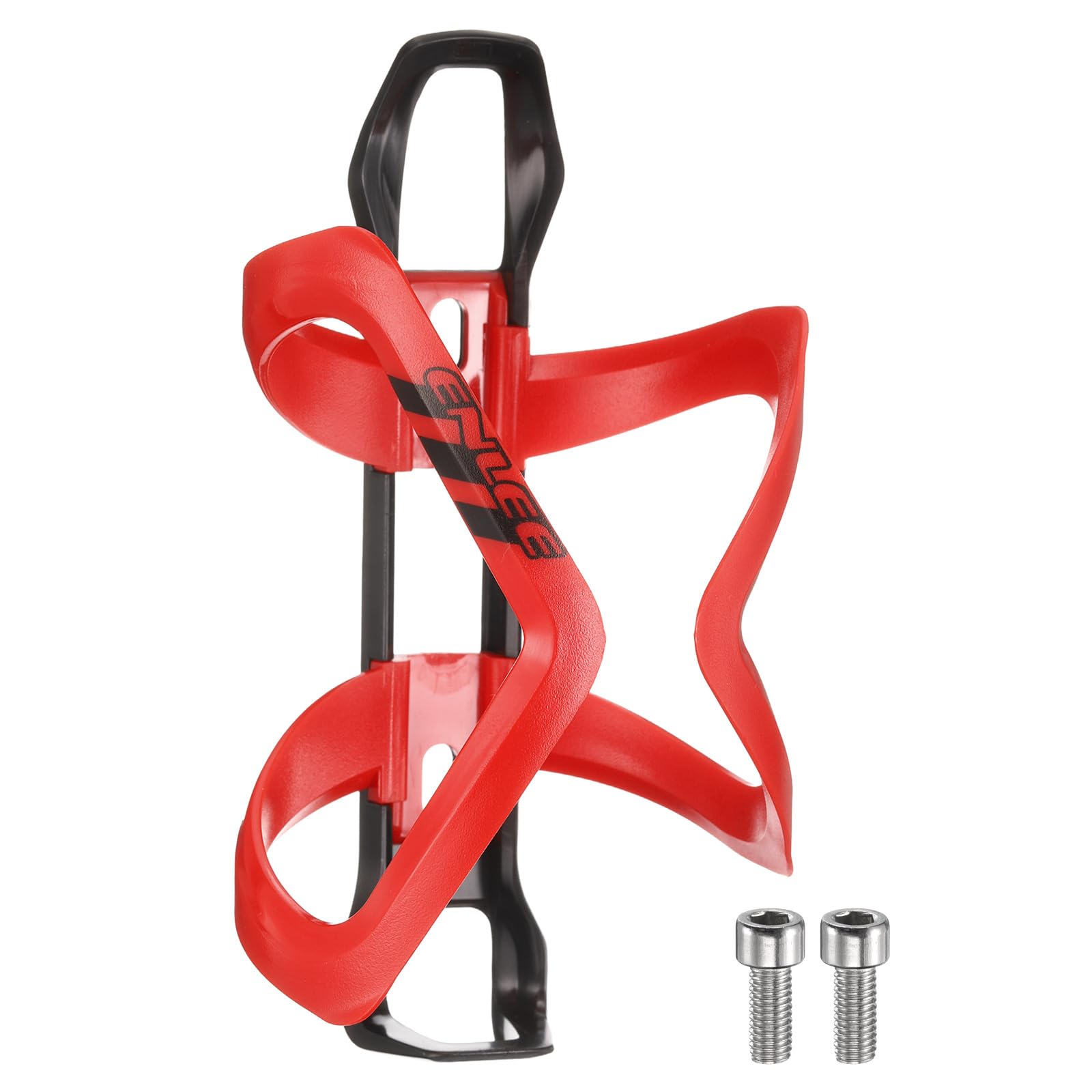 sourcing map Bicycle Water Bottle Holder Adjustment Right Load Bike Bottle Cages Cycling Cup Holder for MTB Road Gravel, Red