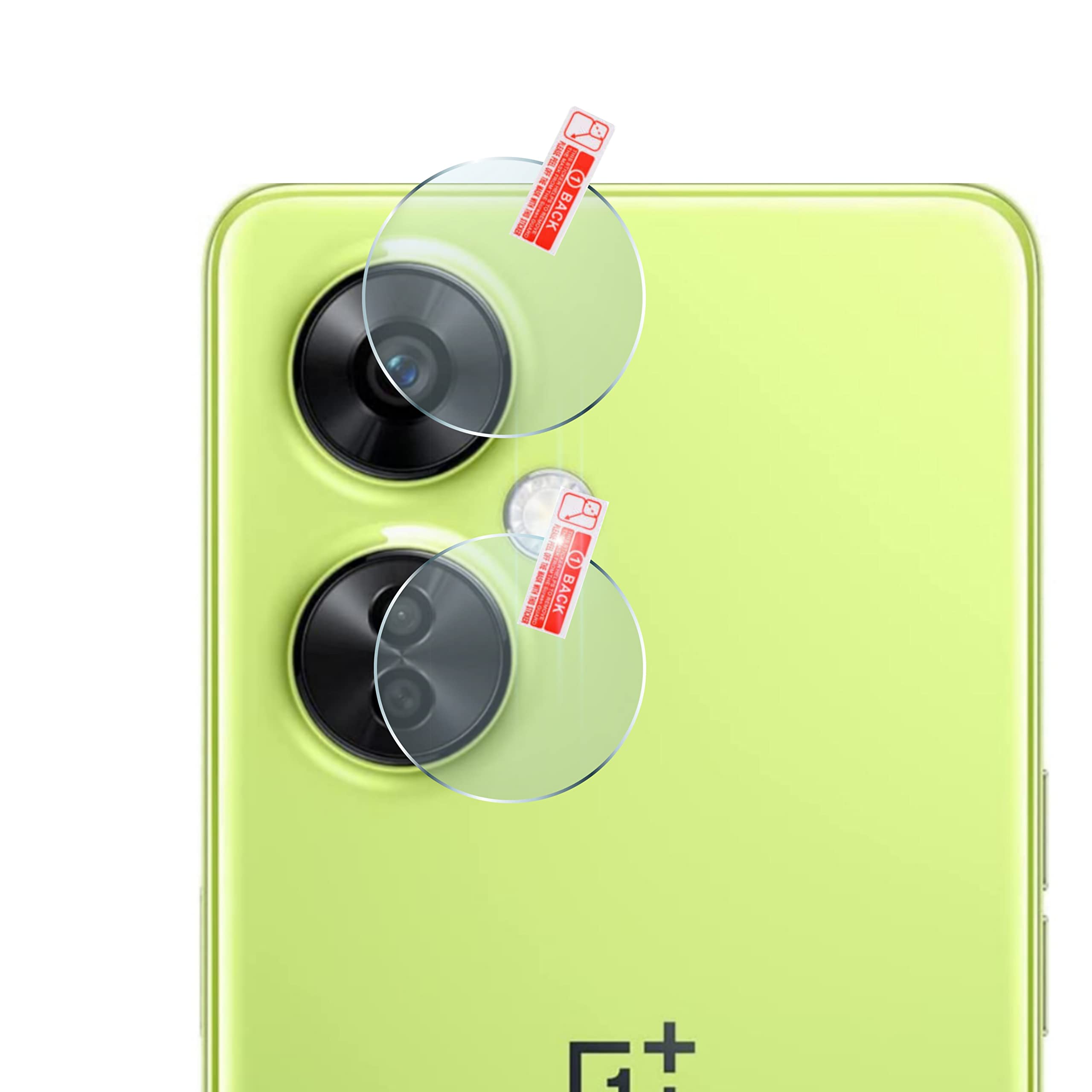 EMUNKS OnePlus Nord CE 3 Lite 5G Back Camera Lens Screen Protector 3D Anti Shock/Anti-Scratch/Clear/Camera Tempered Glass for (pack of 2)