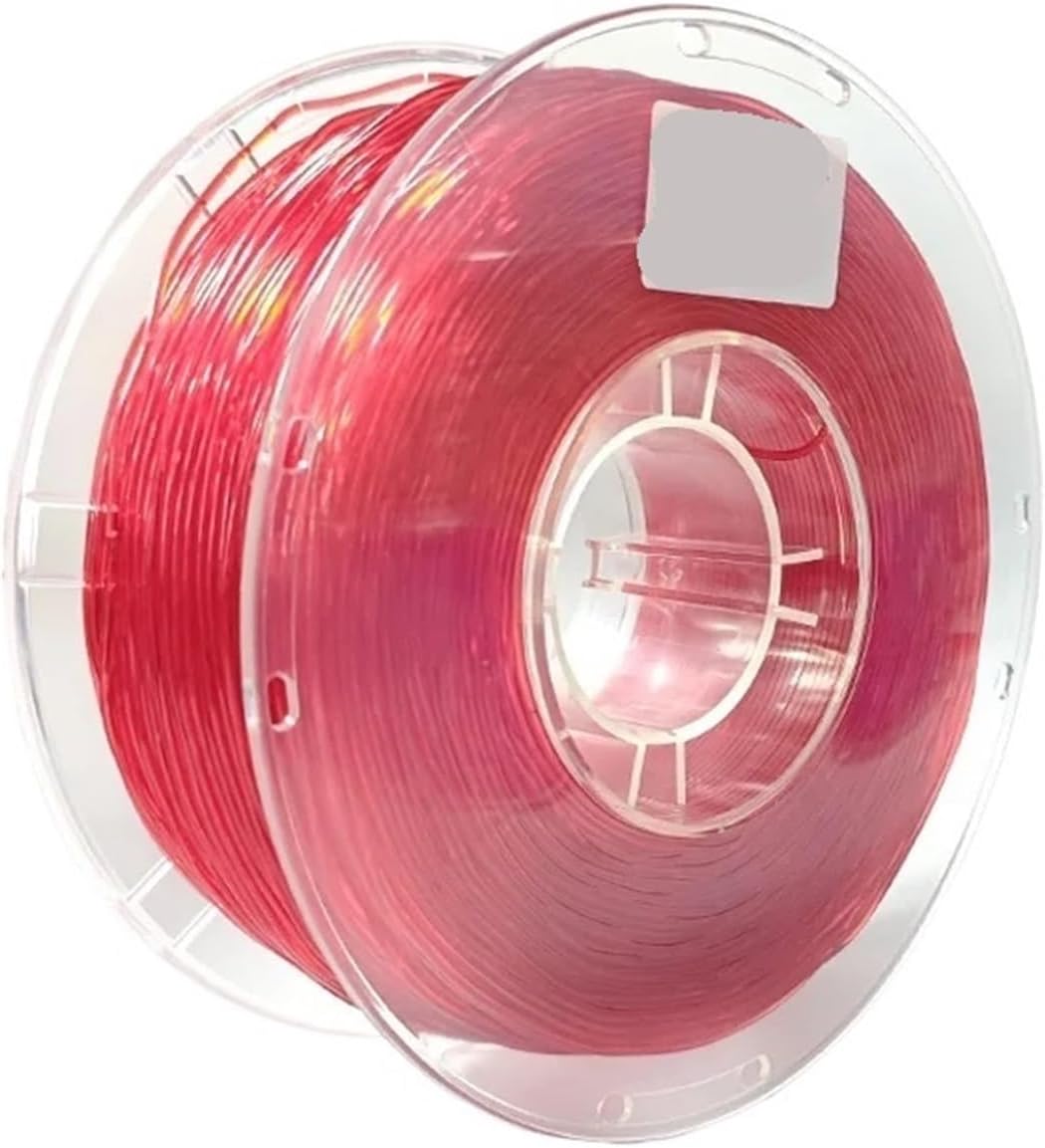 1kg TPU 90A and 85A Soft Elastic Printer Filament 3D Printing Plastic Material 1.75mm 3D Printing Consumables Elastic(1KG 90A T-red)
