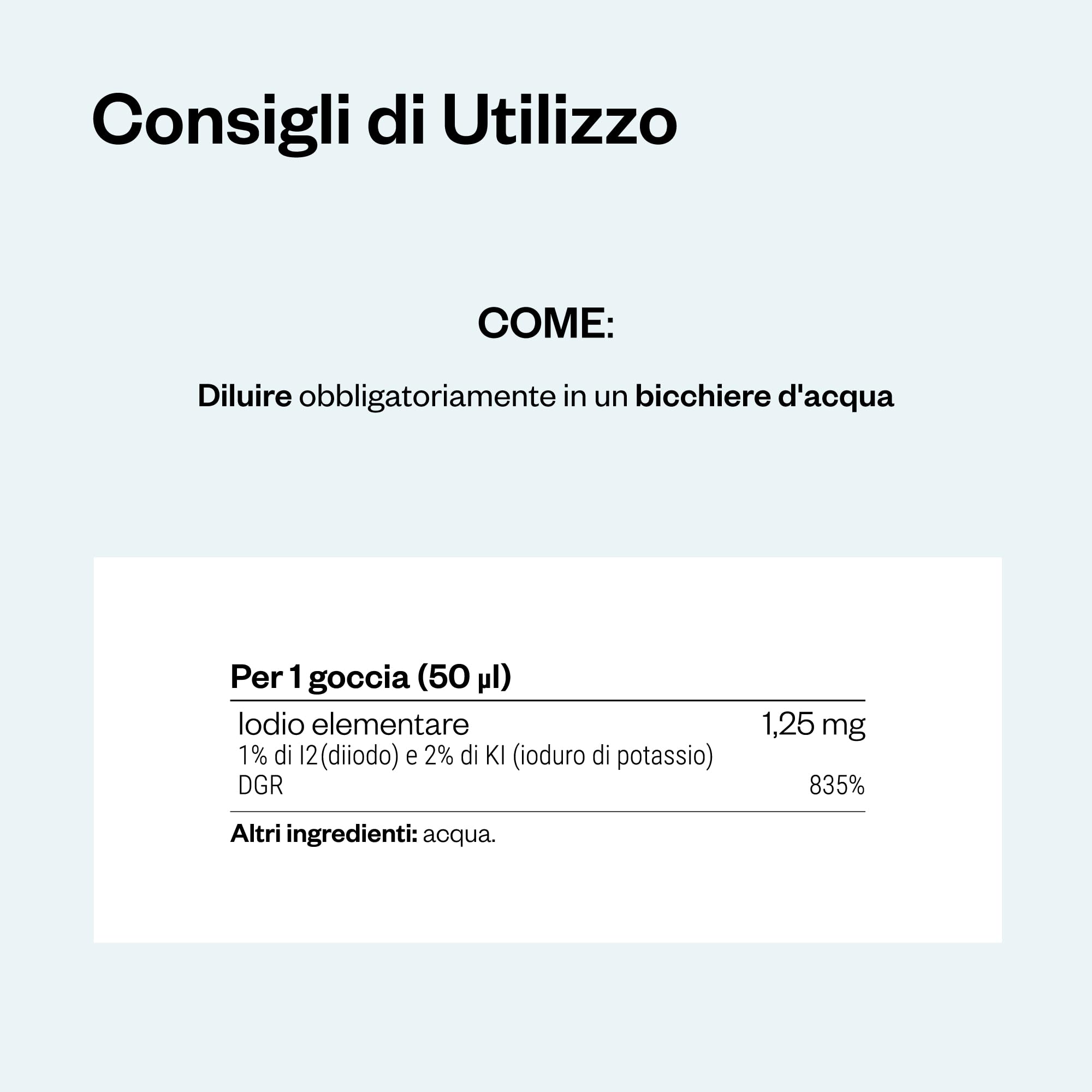 Lugol 1% - Gocce di iodio - Disinfetta ferite e ustioni - Soluzione di iodo-ioduro - Diiodio 1% - Ioduro di potassio 2% - Contribuisce al normale funzionamento della tiroide - 1000 gocce - Supersmart