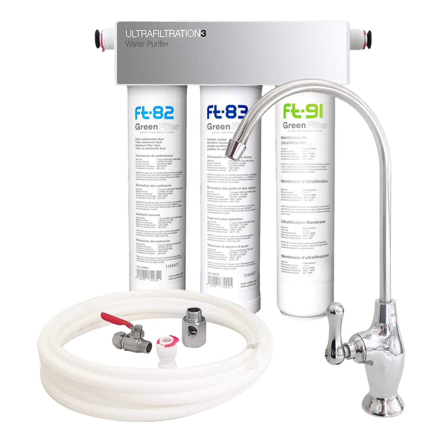 Filtre sous évier Trio UF FT82 FT83 FT91 pour eau pure