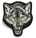 Asian 108 Markets Wolf Patch - Embroidered patches - Iron on Patches - Backpack Patches - Size 9.5 x 11 Cm.