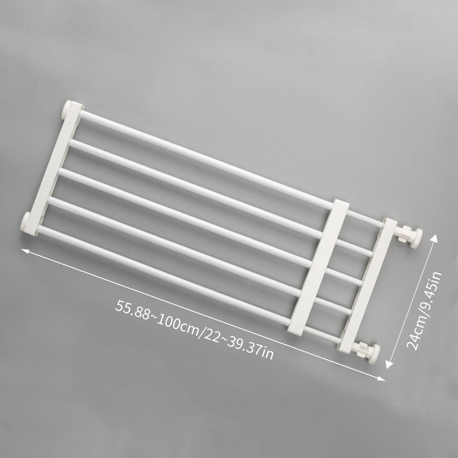 Barrera retráctil para perros para escaleras, barrera ancha para perros, valla retráctil de protección para perros, pluma de valla para mascotas sin taladrar