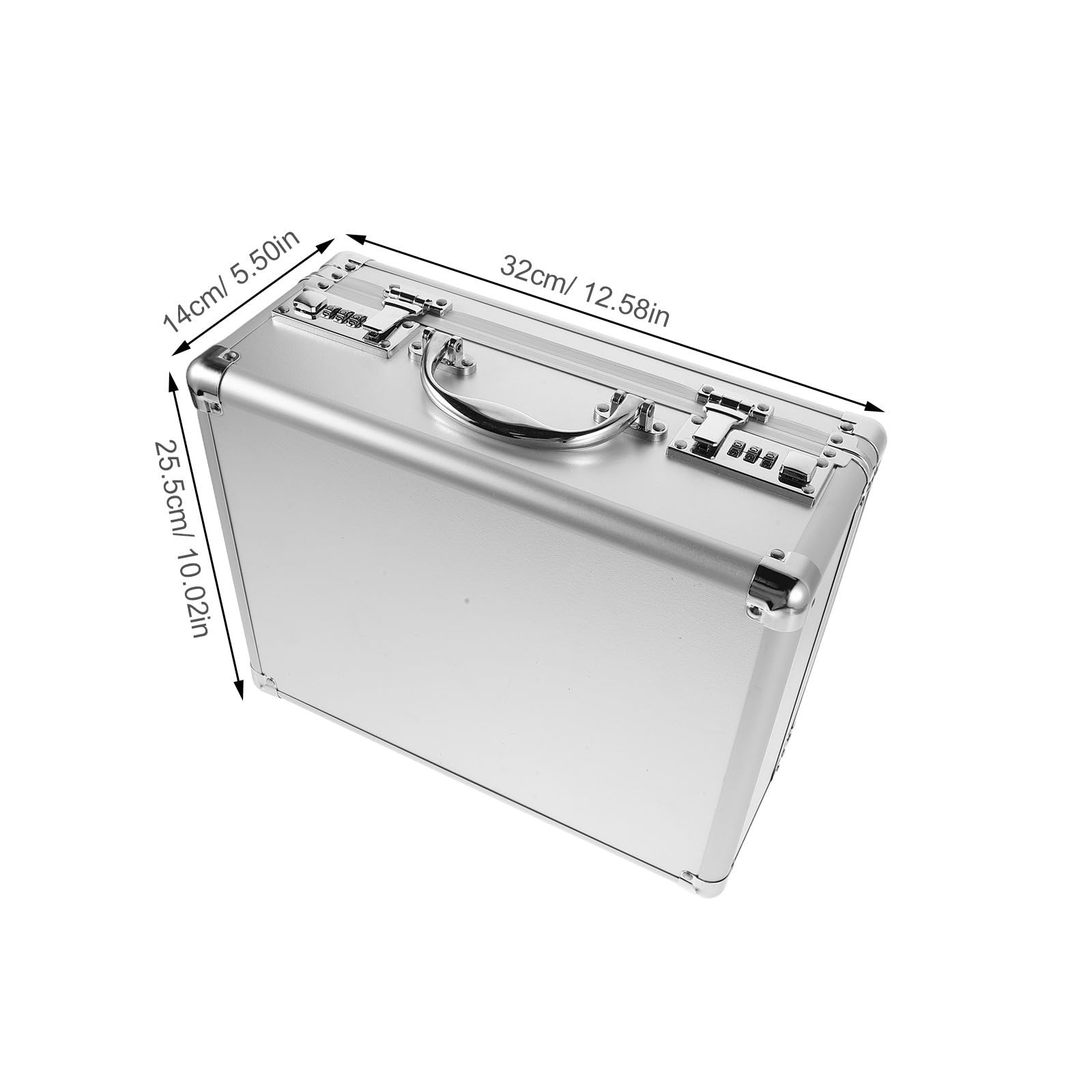 Operitacx Botiquín Portátil de Aleación de Aluminio con Gran Capacidad y Cerradura, Caja Organizadora para Medicamentos en Emergencias y Aventuras al Aire Libre