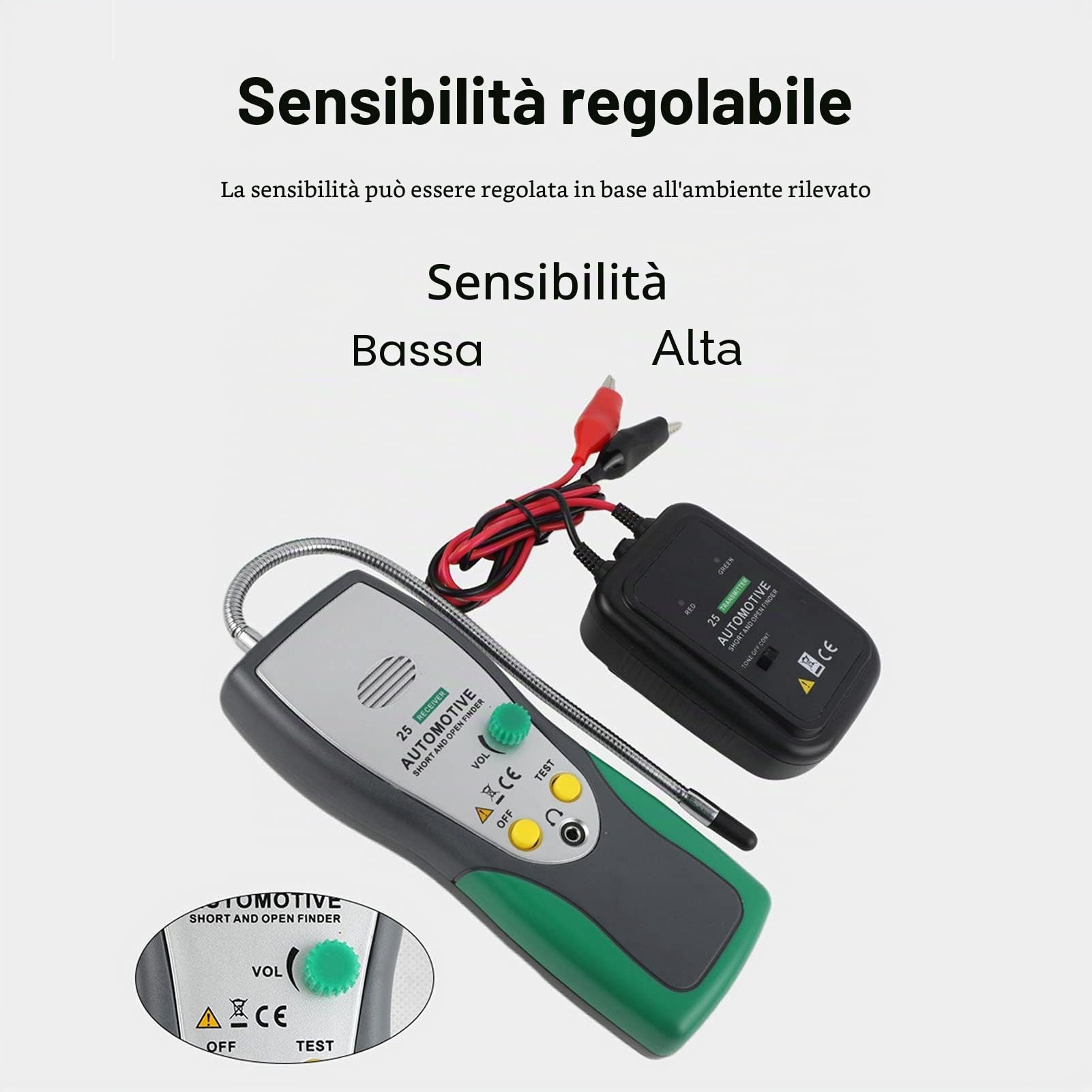 Strumento per Tester di Riparazione a Corto Raggio DY25 Rilevatore di Cavi per Cavi per Rilevatori di Cortocircuiti Automobilistici per Riparazioni Diagnostiche di Veicoli per Auto