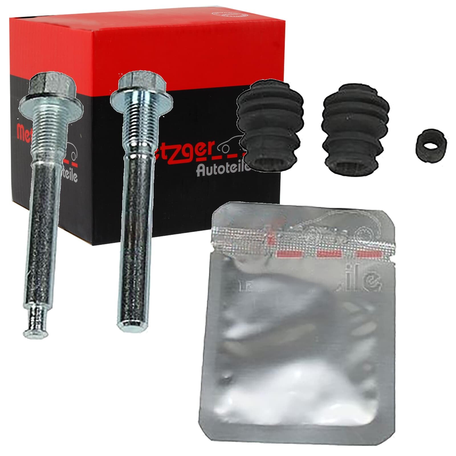 METZGER Kit manicotti di guida, Pinza freno 113-1472X Compatibile con: CITROËN C4 AIRCROSS, MITSUBISHI ASX, LANCER VIII, LANCER VIII Sportback, OUTLANDER II, OUTLANDER III, PEUGEOT 4008