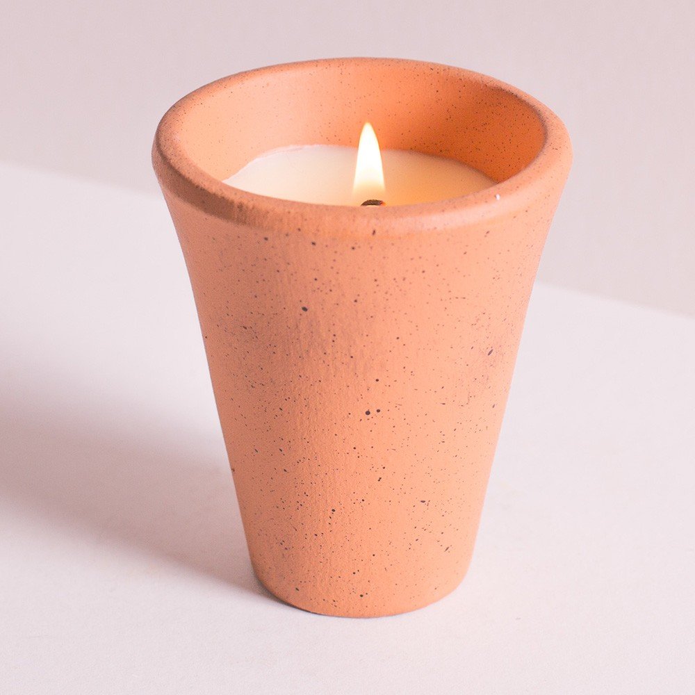 St Eval Victorian Herb Candle Pot - Large (Bay & Rosemary)