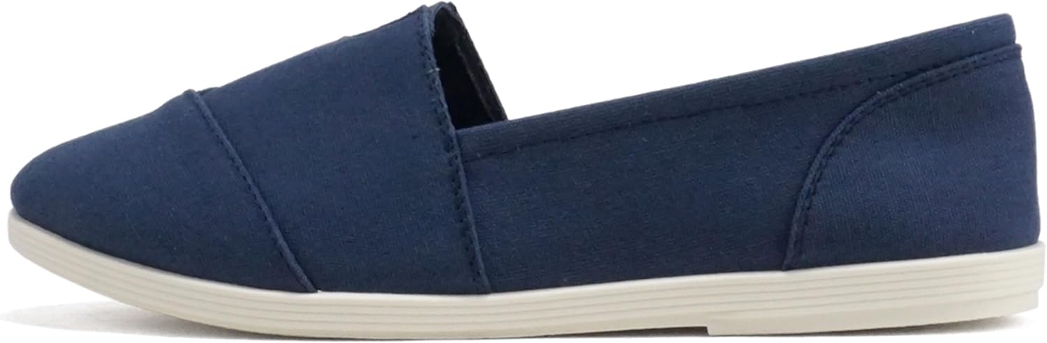 Soda Shoes Women's Obji Round Toe Casual Flat with Padded Insole